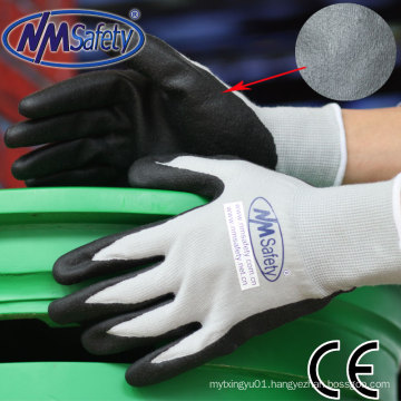 Nmsafety Palm Coated Foam Nitrile Safety Gloves